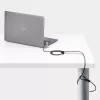 StarTech.com UNIVCS-LAPTOP-LOCK candado de cable universal para portátil, 2 m, de combinación con número de serie, Noble Wedge/Nano/K-Slot, negro/plateado, TAA