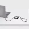 StarTech.com UNIVCS-LAPTOP-LOCK candado de cable universal para portátil, 2 m, de combinación con número de serie, Noble Wedge/Nano/K-Slot, negro/plateado, TAA