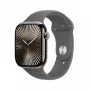 Smartwatch Apple Watch Series 10 GPS + Cellular 46mm Caja de titanio natural Correa deportiva Stone Grey S/M