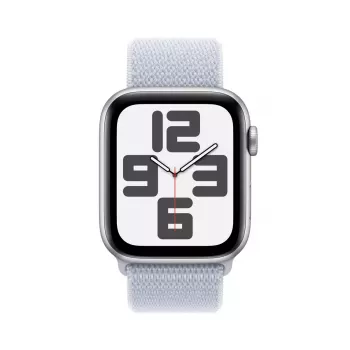 Smartwatch Apple Watch SE GPS + Cellular 44mm Caja de aluminio Plata Correa Sport Loop Blue Cloud