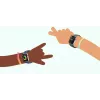 Smartwatch Apple Watch SE GPS + Cellular 44mm Caja de aluminio Plata Correa Sport Loop Blue Cloud