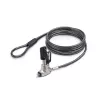 Candado delgado StarTech.com compatible con ranura Noble Wedge®, cable de seguridad de 1,5 m, protección antirrobo de escritorio para portátil/notebook, cable de acero resistente a cortes, cerradura con llave