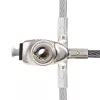 Candado delgado StarTech.com compatible con ranura Noble Wedge®, cable de seguridad de 1,5 m, protección antirrobo de escritorio para portátil/notebook, cable de acero resistente a cortes, cerradura con llave