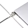 Candado delgado StarTech.com compatible con ranura Noble Wedge®, cable de seguridad de 1,5 m, protección antirrobo de escritorio para portátil/notebook, cable de acero resistente a cortes, cerradura con llave