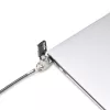 Candado delgado StarTech.com compatible con ranura Noble Wedge®, cable de seguridad de 1,5 m, protección antirrobo de escritorio para portátil/notebook, cable de acero resistente a cortes, cerradura con llave