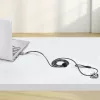 Candado delgado StarTech.com compatible con ranura Noble Wedge®, cable de seguridad de 1,5 m, protección antirrobo de escritorio para portátil/notebook, cable de acero resistente a cortes, cerradura con llave