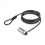 Candado delgado StarTech.com compatible con ranura Nano, cable de seguridad de 6,6ft (2m), protección antirrobo de escritorio para portátil/notebook, cable de acero resistente a cortes, cerradura de 4 dígitos