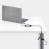 Candado delgado StarTech.com compatible con ranura Nano, cable de seguridad de 6,6ft (2m), protección antirrobo de escritorio para portátil/notebook, cable de acero resistente a cortes, cerradura de 4 dígitos