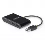 StarTech.com ST4200MINI2-USB-HUB Hub de interfaces USB 2.0 480 Mbit/s Negro
