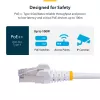 StarTech.com Cable Ethernet CAT8 de 2 m Azul, RJ45 sin lengüeta, 25G/40G, 2000 MHz, 100 W PoE++, S/FTP, 26AWG cobre desnudo puro, LSZH, cable de red patch apantallado con alivio de tensión, probado individualmente