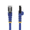 StarTech.com Cable Ethernet CAT8 de 1m Azul, RJ45 sin lengüeta, 25G/40G, 2000MHz, 100W PoE++, S/FTP, 26AWG alambre de cobre desnudo puro, LSZH, cable de red patch apantallado con alivio de tensión, probado individualmente