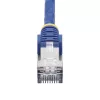 StarTech.com Cable Ethernet CAT8 de 1m Azul, RJ45 sin lengüeta, 25G/40G, 2000MHz, 100W PoE++, S/FTP, 26AWG alambre de cobre desnudo puro, LSZH, cable de red patch apantallado con alivio de tensión, probado individualmente