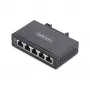 StarTech.com I51G-ETHERNET-SWITCH switch Gigabit Ethernet industrial no administrado de 5 puertos, 10/100/1000, carril DIN/montaje en pared, IP30, de -40 a 75 °C (-40–167 °F), DC, TAA