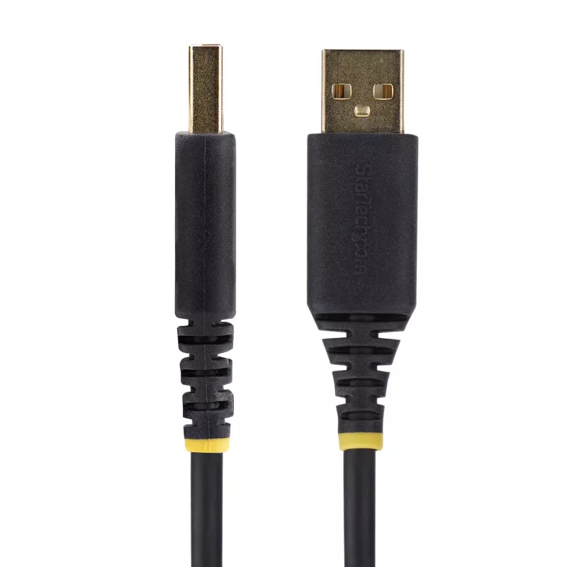 StarTech.com Cable adaptador USB a serie de 1ft (30cm), retención COM, tuercas/tornillos reemplazables, USB-A a DB9 RS232, chip FTDI, protección ESD, Windows/macOS/Linux