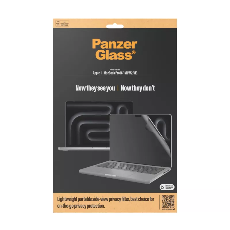 Protector de pantalla PanzerGlass Dual Privacy MacBook Pro 16