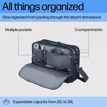 Funda para portátil HP Travel Plus 22L maletín de 16
