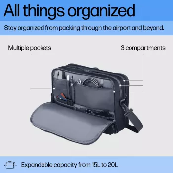 Funda para portátil HP Travel Plus 15 l maletín de 14