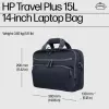 Funda para portátil HP Travel Plus 15 l maletín de 14
