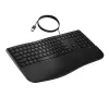 HP 485 Comfort Teclado con cable de tamaño completo USB membrana con reposamuñecas