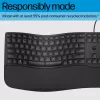 HP 485 Comfort Teclado con cable de tamaño completo USB membrana con reposamuñecas