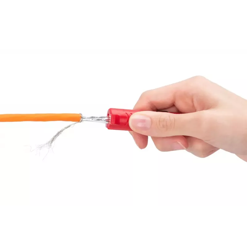 DIGITUS DN-94001-1 herramienta pelacables para cables de red/datos, 5–15 mm, hasta AWG 24, rojo