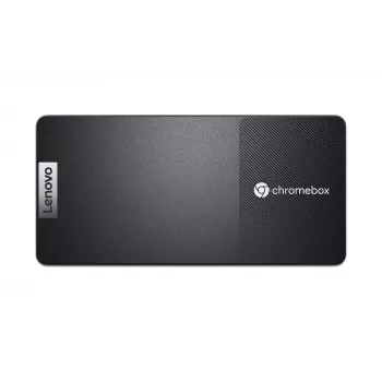 Mini-PC Lenovo Chromebox Micro — Intel Celeron N4500, 1,1–2,8 GHz, 8 GB LPDDR4x, 32 GB eMMC, ChromeOS, negro