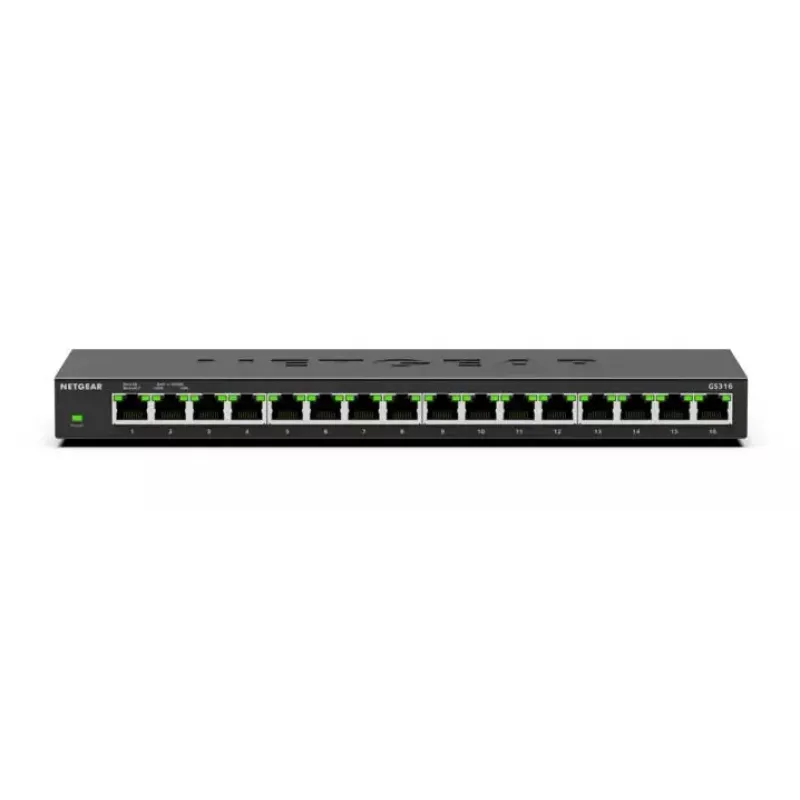 Switch no gestionado NETGEAR GS316 L2 Gigabit Ethernet 16 puertos 32 Gbit/s