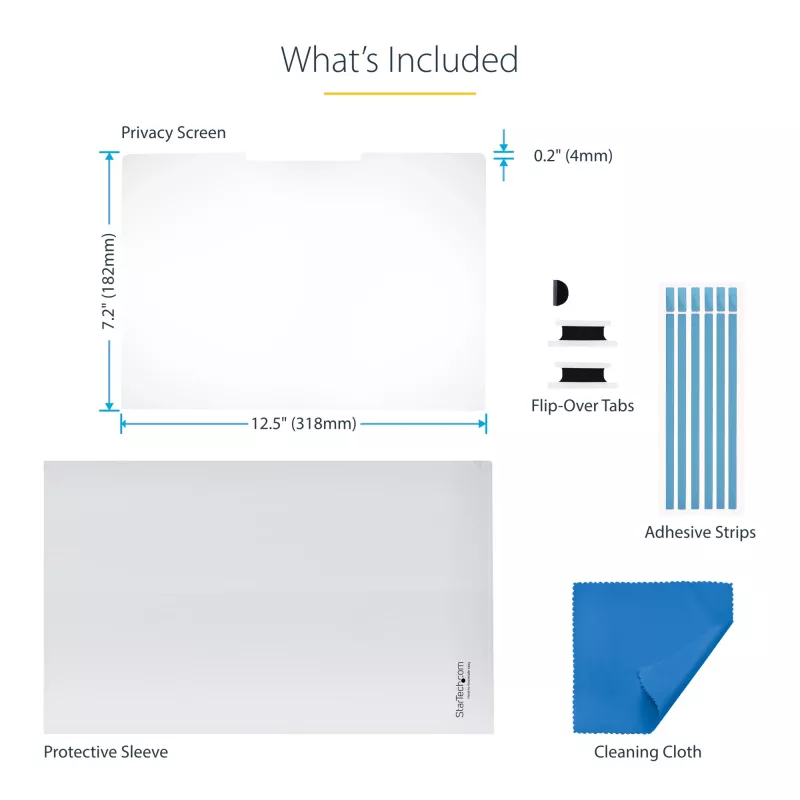 StarTech.com filtro de privacidad Flip-Over con touch para 14
