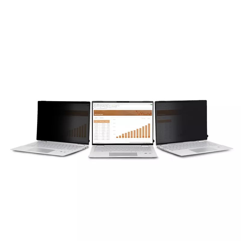 StarTech.com filtro de privacidad Flip-Over con touch para 13,5 inch 3:2, filtro antirreflejos, protector de pantalla para portátil con reducción del 51 % de luz azul