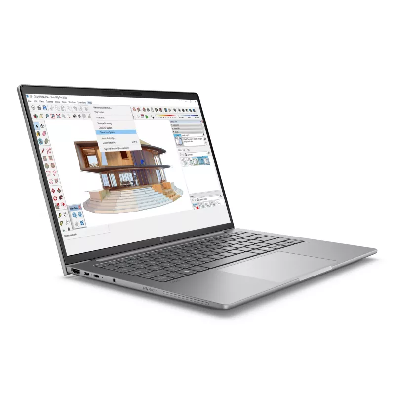 HP ZBook 8 G1i 14 A3ZU8ET estación de trabajo móvil, Intel Core Ultra 7 255H, 14 pulgadas 2.5K (2560x1600) IPS 400 nits, 32 GB RAM, 1 TB SSD, NVIDIA RTX 500 Ada, Wi-Fi 7, Windows 11 Pro, teclado alemán