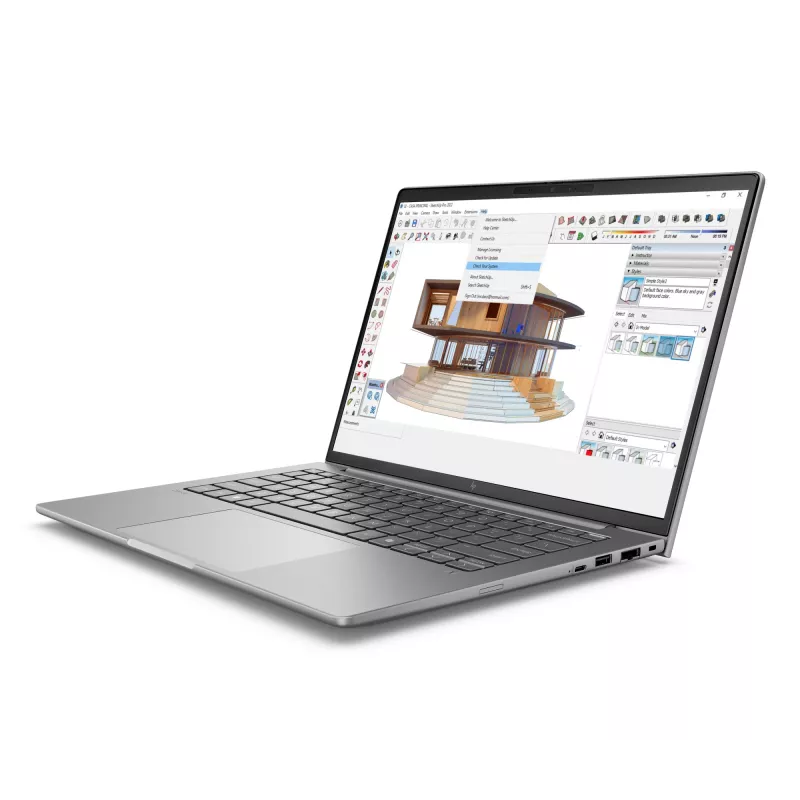 HP ZBook 8 G1i 14 A3ZU8ET estación de trabajo móvil, Intel Core Ultra 7 255H, 14 pulgadas 2.5K (2560x1600) IPS 400 nits, 32 GB RAM, 1 TB SSD, NVIDIA RTX 500 Ada, Wi-Fi 7, Windows 11 Pro, teclado alemán