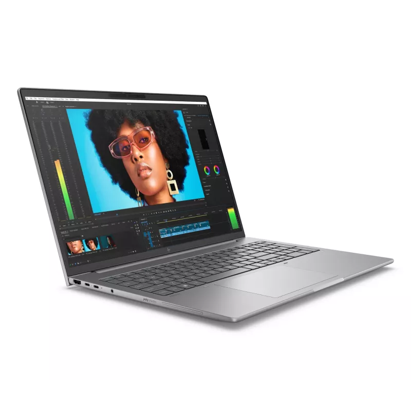 HP ZBook 8 G1i 16 A3ZU1ET estación de trabajo móvil, Intel Core Ultra 7 265H vPro, 16 pulgadas WQUXGA (3840x2400) IPS 500 nits, 64 GB RAM, 2 TB SSD, NVIDIA RTX 500 Ada, Wi-Fi 7, Windows 11 Pro, gris