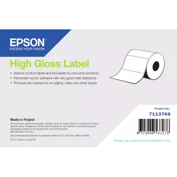 Etiquetas Epson 7113766 brillantes 102 mm x 58.000 mm rollo