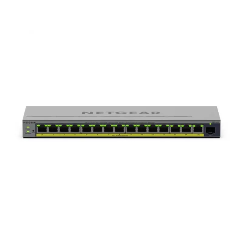 NETGEAR GS116EP Gigabit Ethernet (10/100/1000) gestionado L2/L3 Power over Ethernet (PoE) gris