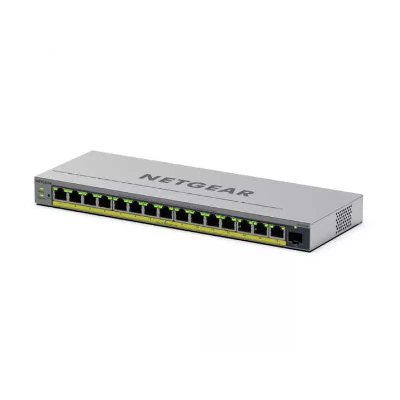 NETGEAR GS116EP Gigabit Ethernet (10/100/1000) gestionado L2/L3 Power over Ethernet (PoE) gris