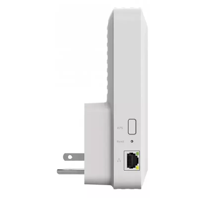 Repetidor Wi-Fi Netgear EAX17 dual band 2.4/5 GHz, 802.11ax/ac, 4x4, Gigabit Ethernet, blanco