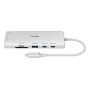 Hub USB-C 10 en 1 D-Link DUP-A01 — host USB 3.2 Gen 1 Type-C, Gigabit Ethernet, SD/MicroSD, HDMI hasta 3860x2160@60Hz