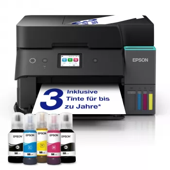 Impresora multifunción de inyección de tinta Epson EcoTank ET-4950 — color, A4, 4800x1200 dpi, 35 ppm, WLAN, Ethernet, dúplex, negro