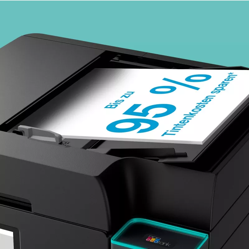 Impresora multifunción de inyección de tinta Epson EcoTank ET-4950 — color, A4, 4800x1200 dpi, 35 ppm, WLAN, Ethernet, dúplex, negro