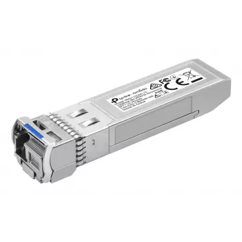 Transceptor de fibra óptica SFP+ TP-Link Omada SM5110LSA-10, 10,312 Gbit/s, monomodo LC (UPC), 10 km, 3,3 V