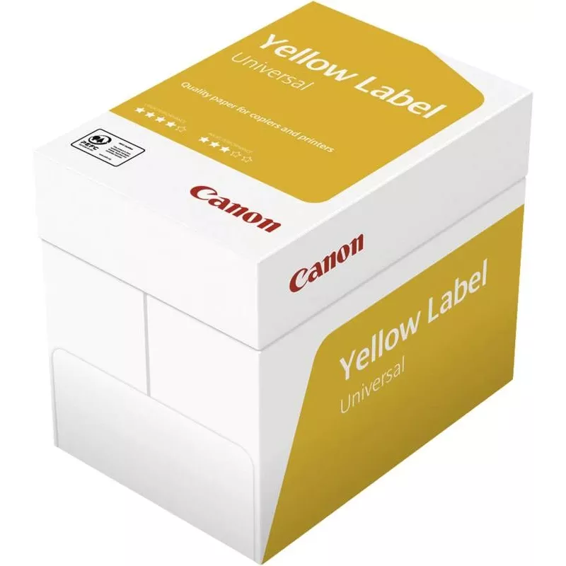 Papel de impresora Canon Yellow Label Universal A4 (210x297 mm) 500 hojas blanco