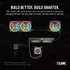 Corsair iCUE LINK H100i LCD RGB refrigeración líquida AIO para CPU, 240 mm