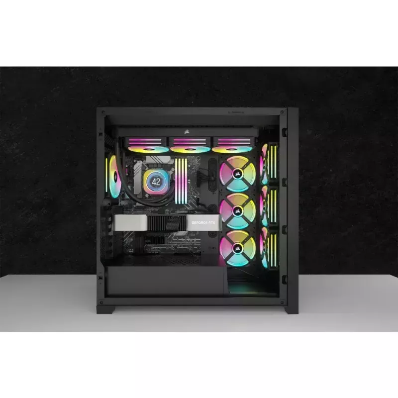Corsair iCUE LINK H100i LCD RGB refrigeración líquida AIO para CPU, 240 mm