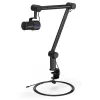 Micrófono para PC ENDORFY Solum Studio — USB cableado, 24 bits/96 kHz, 20–20000 Hz, soporte de mesa ajustable, controles táctiles, salida de auriculares, negro