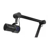 Micrófono para PC ENDORFY Solum Studio — USB cableado, 24 bits/96 kHz, 20–20000 Hz, soporte de mesa ajustable, controles táctiles, salida de auriculares, negro