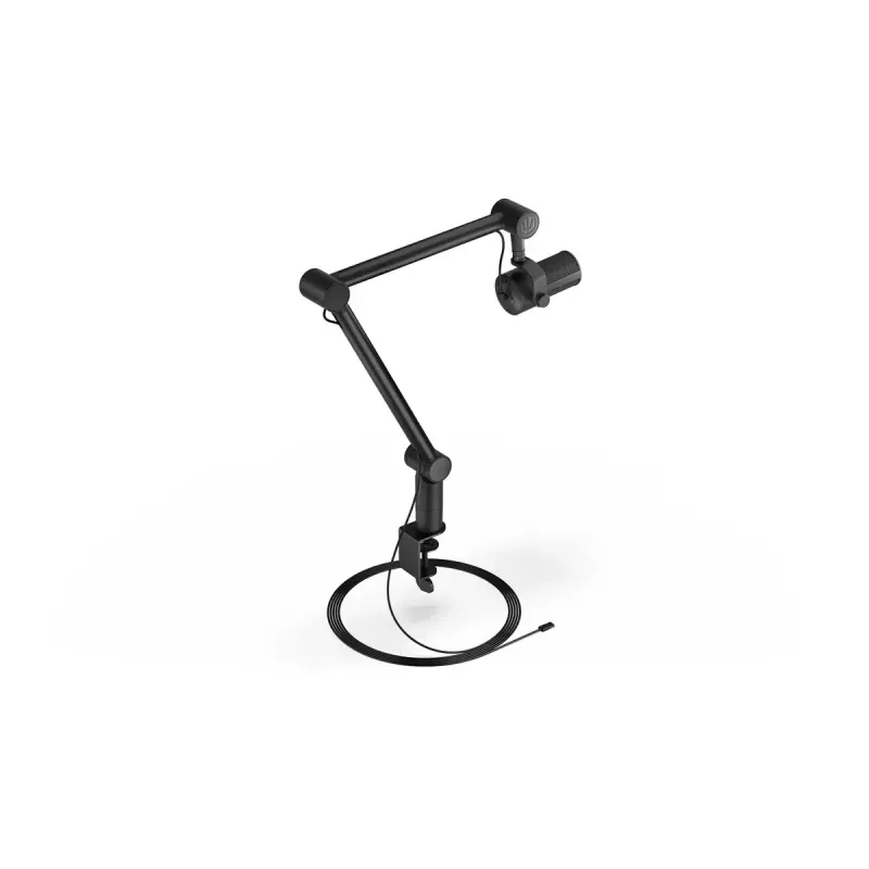 Micrófono para PC ENDORFY Solum Studio — USB cableado, 24 bits/96 kHz, 20–20000 Hz, soporte de mesa ajustable, controles táctiles, salida de auriculares, negro