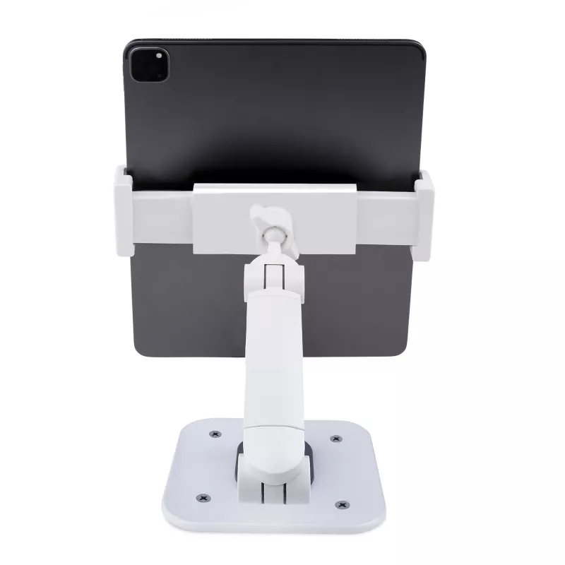 Soporte ajustable StarTech.com para tablet de escritorio – montaje en pared – capacidad 1 kg – soporte universal ergonómico articulado para tablet – soporte para tablet de escritorio giratorio/orientable/rotatorio