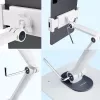 Soporte ajustable StarTech.com para tablet de escritorio – montaje en pared – capacidad 1 kg – soporte universal ergonómico articulado para tablet – soporte para tablet de escritorio giratorio/orientable/rotatorio