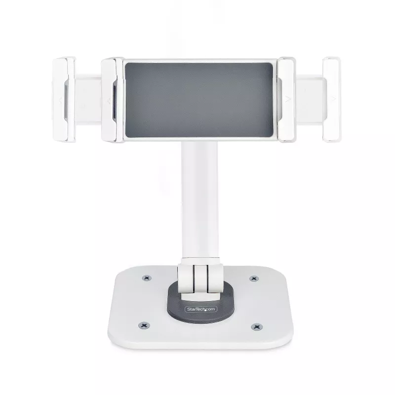 Soporte ajustable StarTech.com para tablet de escritorio – montaje en pared – capacidad 1 kg – soporte universal ergonómico articulado para tablet – soporte para tablet de escritorio giratorio/orientable/rotatorio