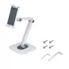 Soporte ajustable StarTech.com para tablet de escritorio – montaje en pared – capacidad 1 kg – soporte universal ergonómico articulado para tablet – soporte para tablet de escritorio giratorio/orientable/rotatorio